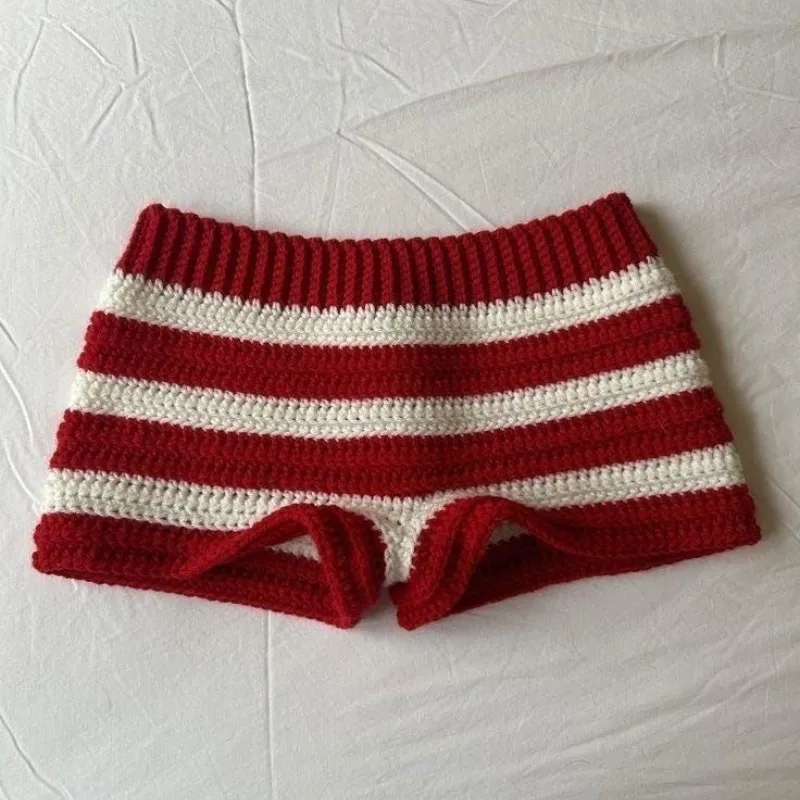 Short de rayas gruesas 