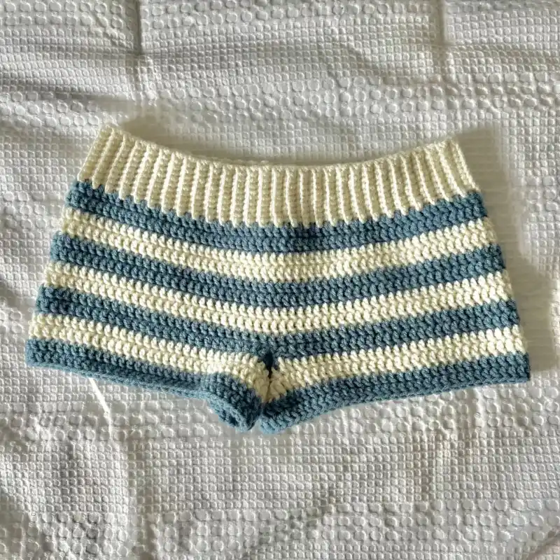 Short de rayas gruesas 