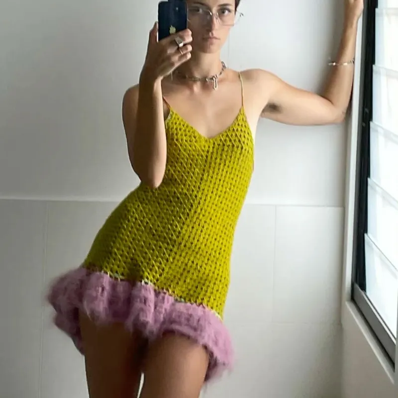 Vestido oliva