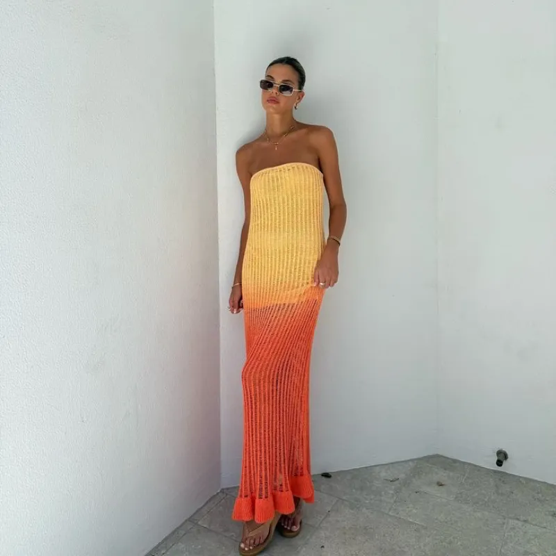 Vestido peach 