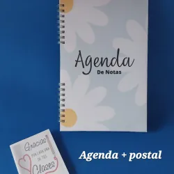 Agenda a elección + postalita