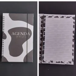 AGENDA negro y blanco
