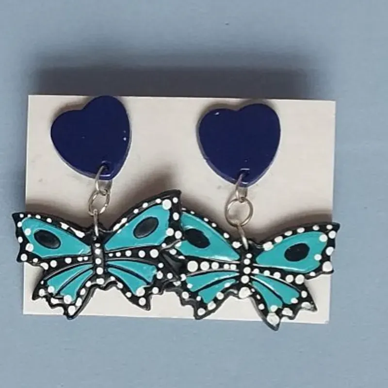 Aretes mariposas