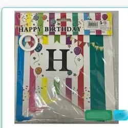 Banderin Happy Birthday