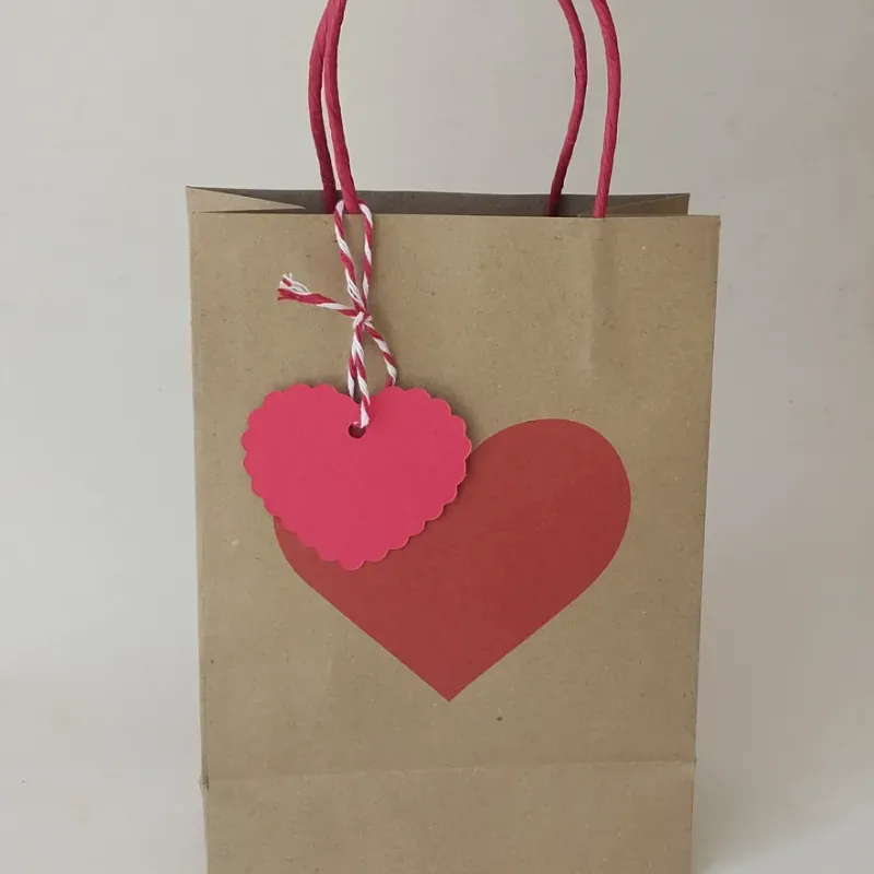 PAKNOR® Bolsas De Papel Marrón Kraft, 40 Piezas Con 60 Pegatinas - Para Empaquetar Regalos Y Obsequios