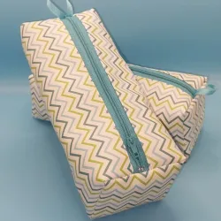 Cartuchera vinil zigzag