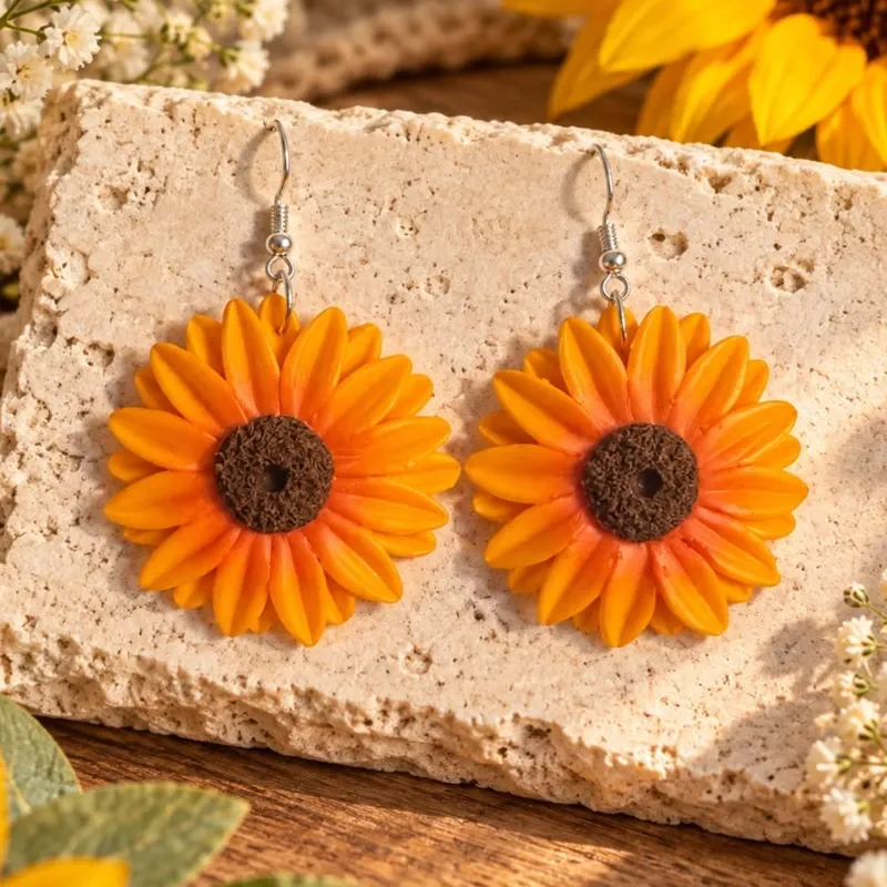 Girasoles colgantes