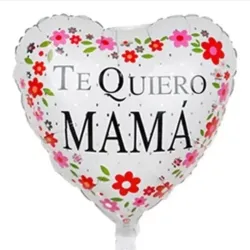 Globo Te quiero Mama con soporte