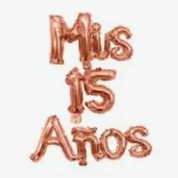Globos "15 años"