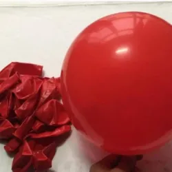 Globos de latex rojos