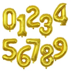 Globos de número