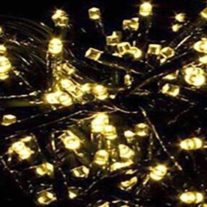 Guirnalda de luces cable negro