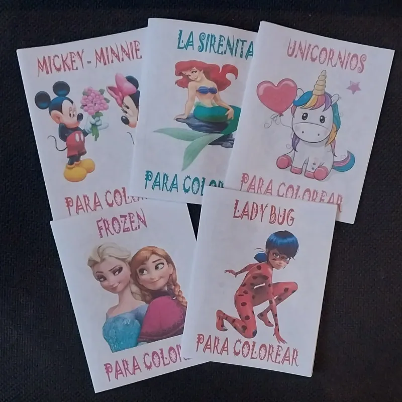 Mini Libritos para colorear