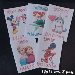 Mini libros para niñas