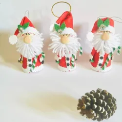 Mini Santa para colgar
