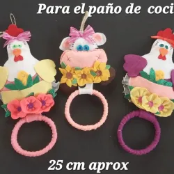 Para colgar paños de cocina