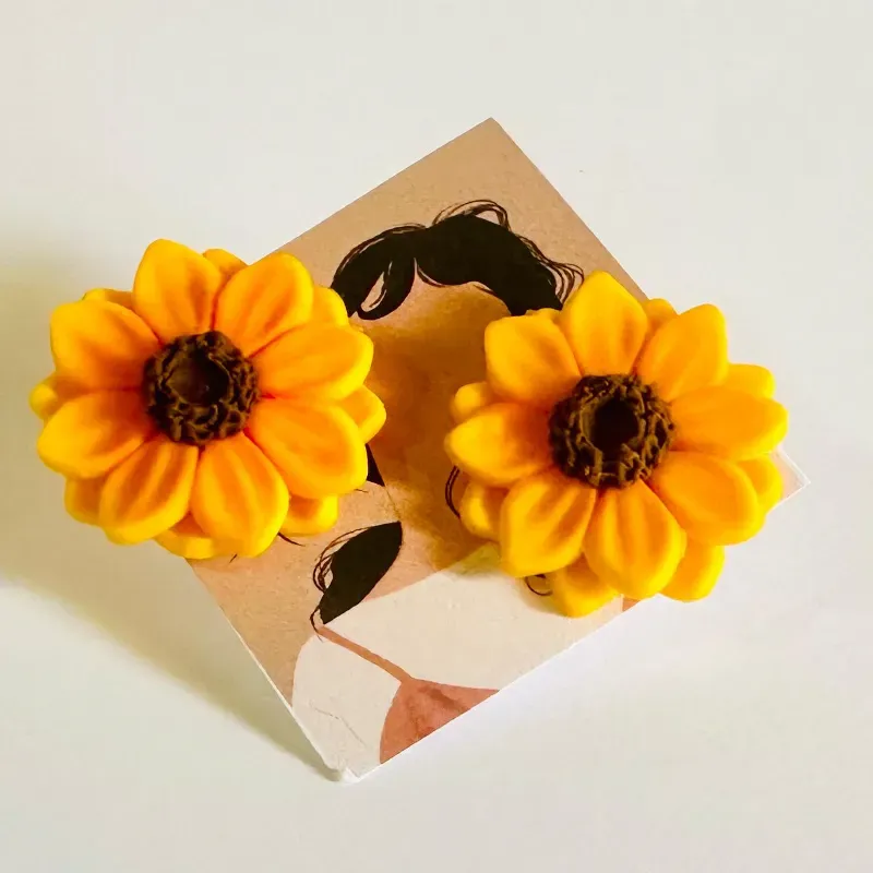 Pegados girasoles