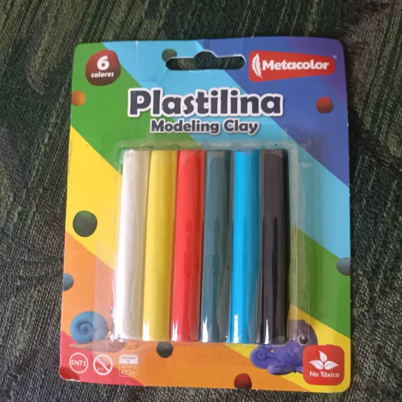 Plastilina x 6 u