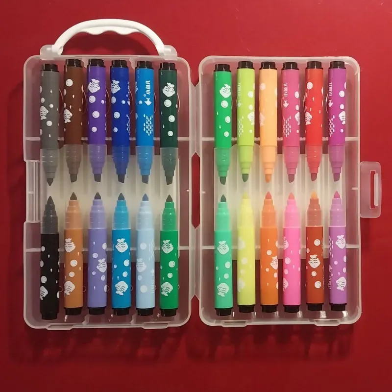 Plumones cortos x 24 u