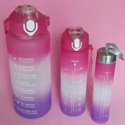 Set de pomos rosados