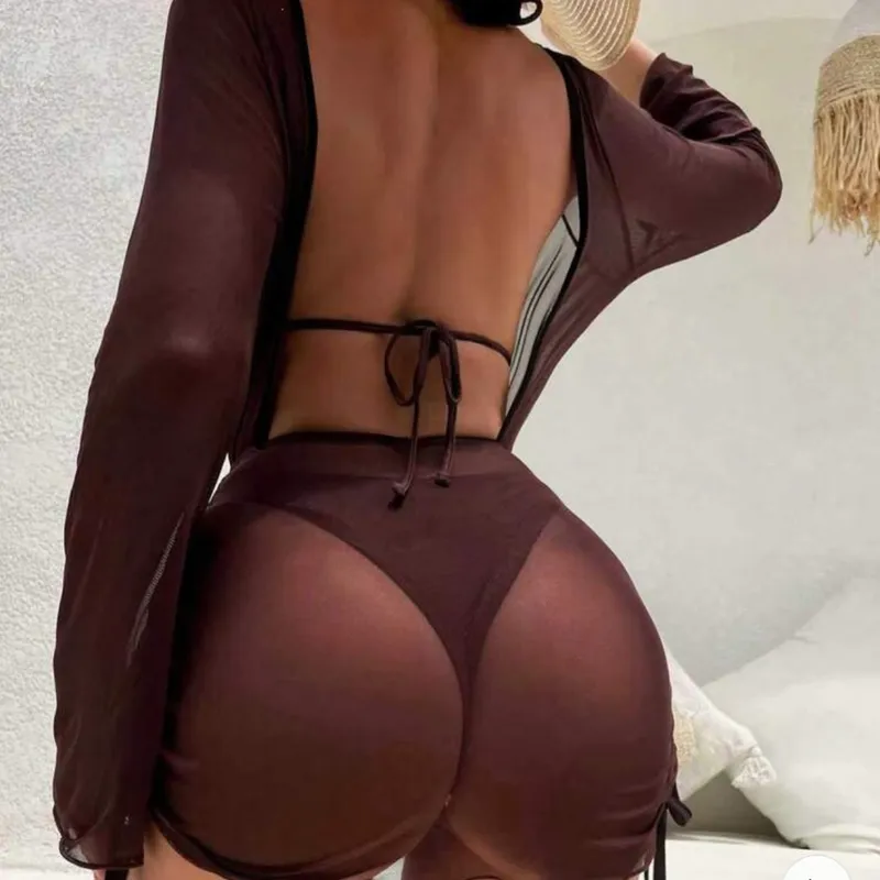 Conjunto de bikini con su pareo ๐ค