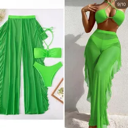 Conjunto de bikini con su pareo 💚