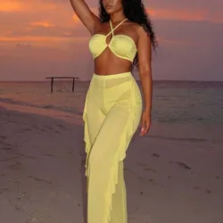 Conjunto de bikini con su pareo 💛