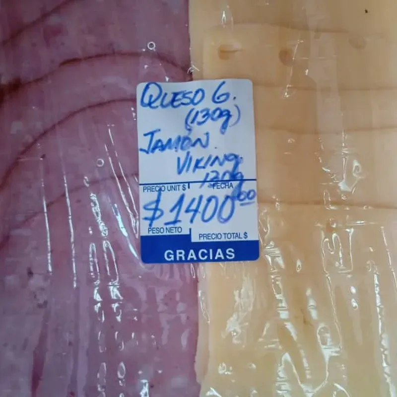 Bandejas de jamon y queso gouda 260g 