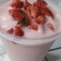 Batido de helado de fresa 🍓