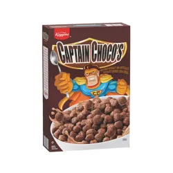Cereal de maíz con sabor a chocolate endulzado Kiggins Captain Choco 11.5 onzas