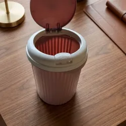 Cesto Basura con tapa y botón