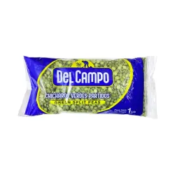 Chicharos verdes partidos Del Campo (454 g / 1 lb)