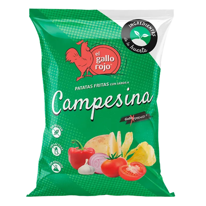 Chips gallo rojo campesinas 