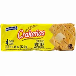 Galletas Craqueñas sabor mantequilla 4 tacos