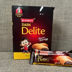 Galletas Delite rellenas de chocolate
