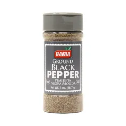 Pimienta negra molida Badia (56.7 g / 2 oz)