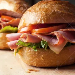 Sándwich de jamón y queso 