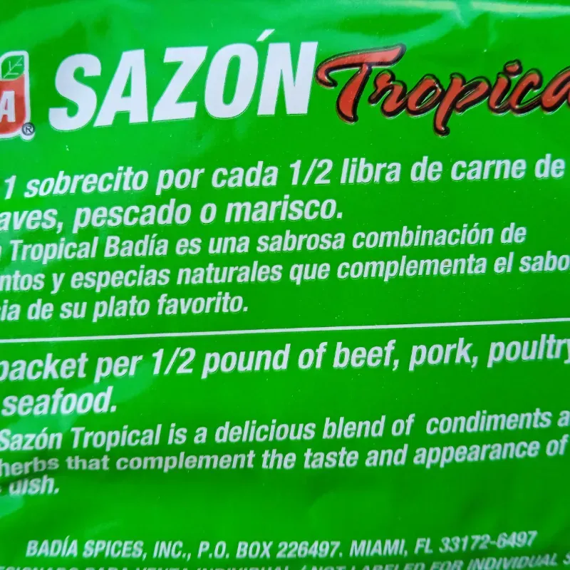 Sazòn Tropical Verde