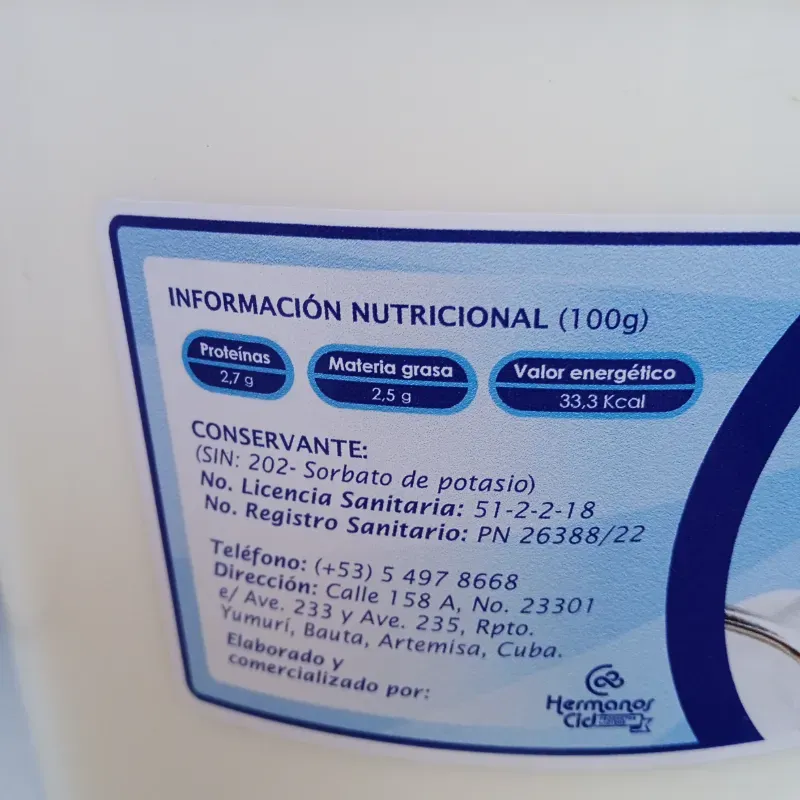 YOGURT PROBIÓTICO CID SABOR NATURAL 4L