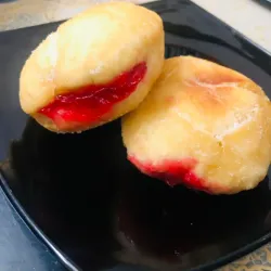 Bombas rellenas de jaleas de frutas