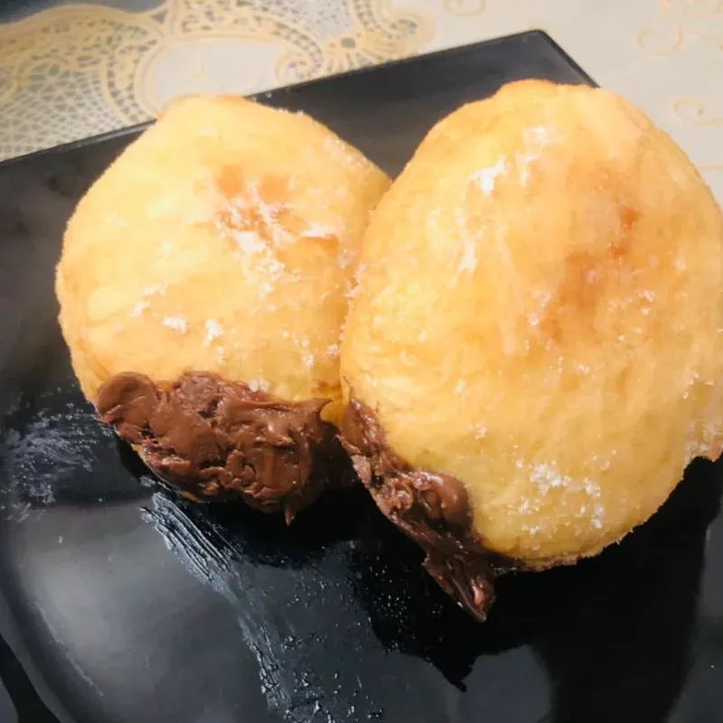 Bombas rellenas de Nutella 
