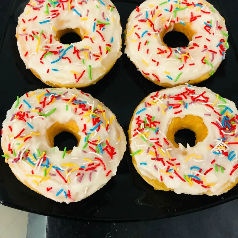 Donas de chocolate blanco 