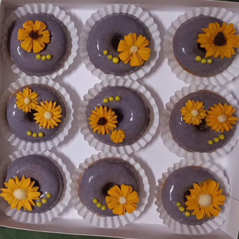 Cajita de regalo de mini donas