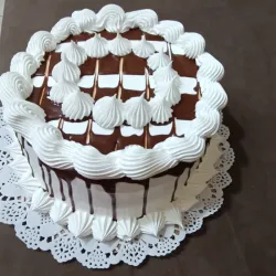 Kake relleno de crema bombón