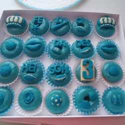 Cajita de 20 Mini Donas Personalizadas