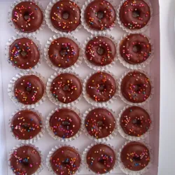 Cajita de 20 mini donas ✨Noche de Luna 🌜