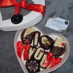 Caja ♥️ con chocolate 