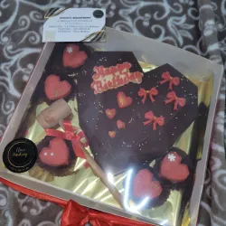 Corazon piñata de Chocolate 