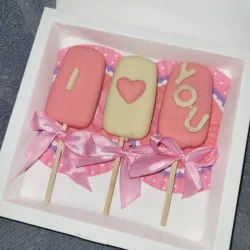 Paleticas de chocolate rellenas