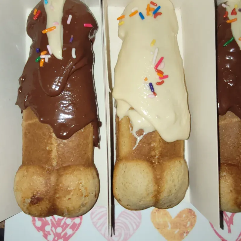 Pene Wafle Rellenos 😋